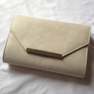 Anladia | Faux-Suede Envelope Clutch